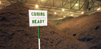 Photo of pile of compost material