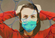 Photo of woman with mask