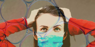 Photo of woman with mask