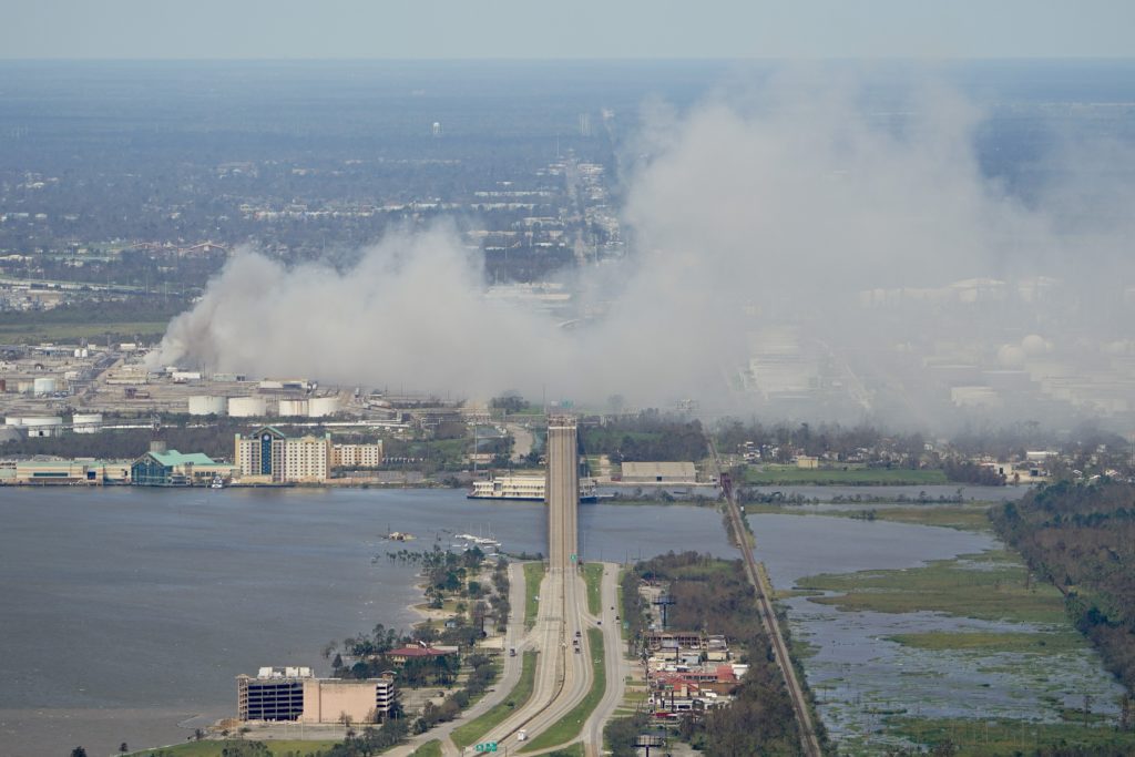 Photo of gulf coast hurricane damage