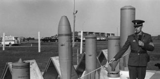 Photo of Russian Soldier explaining chemical weapons