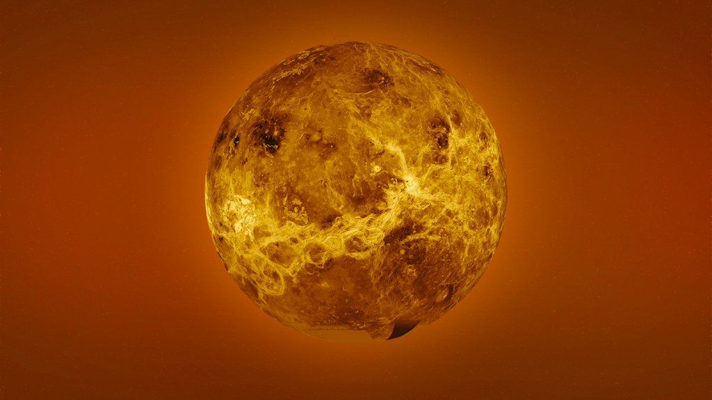 Artist drawing of Venus