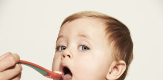 Photo of baby eating