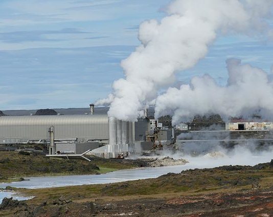 Photo Of geothermal poer plant